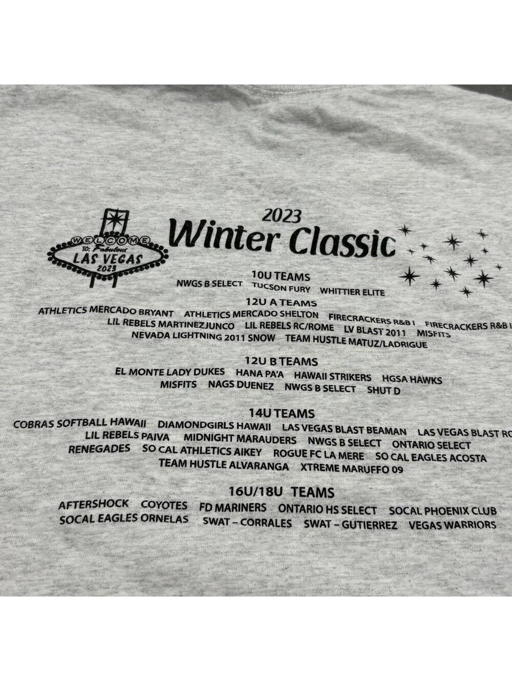 Gildan Las Vegas Winter Classic 2023 T Shirt - Picture 5 of 5